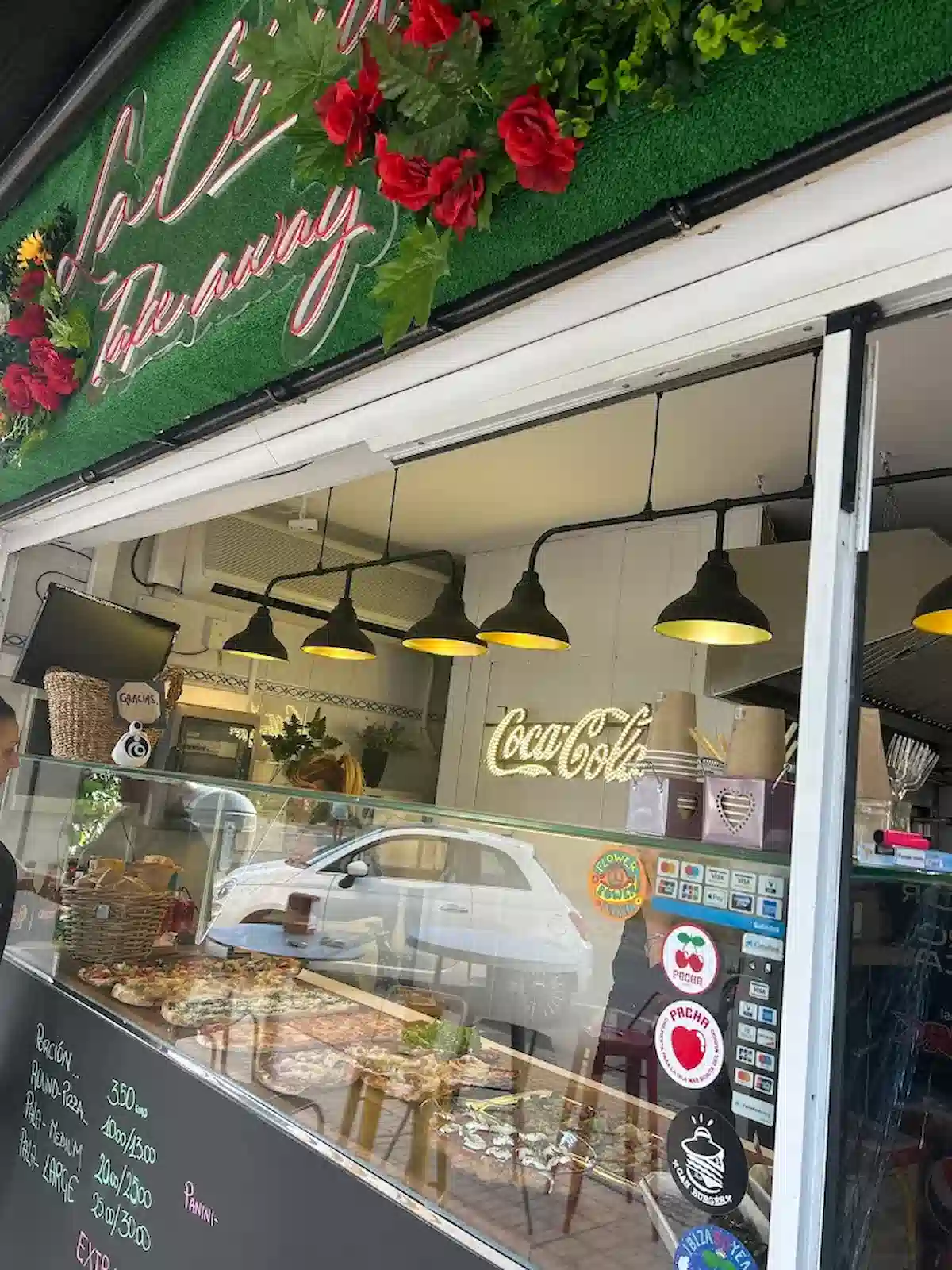 Our counter with fresh products